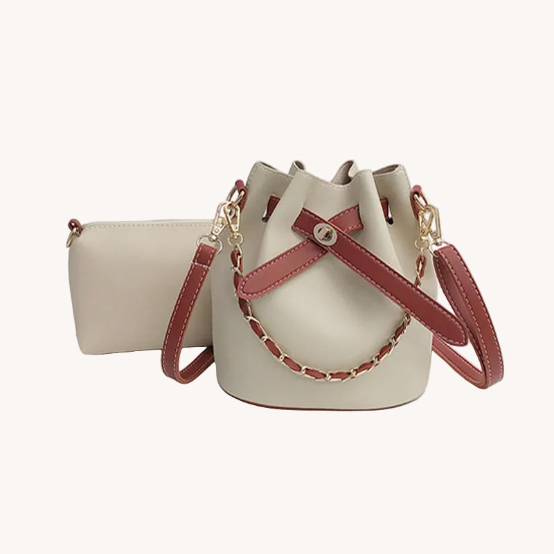 Women's Versatile Shoulder Chain Messenger Bucket Bag